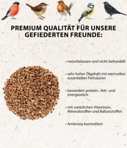 Dehner Natura Premium Wildvogelfutter Hanfsaat