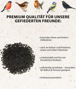 Dehner Natura Premium Wildvogel Ganzjahresfutter Holunderbeeren, 450 g New