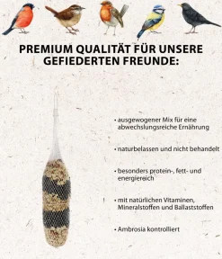 Dehner Natura Premium Wildvogelfutter & Snacks - Wildvogelfutter Erdnuss-Aufstrich, 2 kg