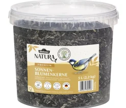 Dehner Natura Premium Wildvogelfutter & Snacks - Wildvogelfutter Erdnussbutter im Glas, 8 x 340 g