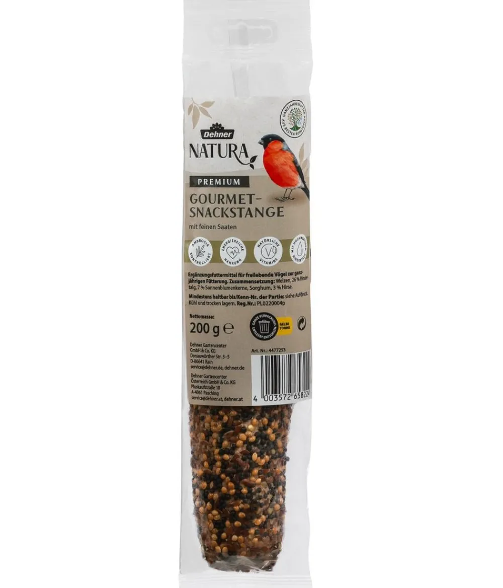 Dehner Natura Premium Wildvogelfutter & Snacks - Wildvogelfutter Protein-Mix, 500 g