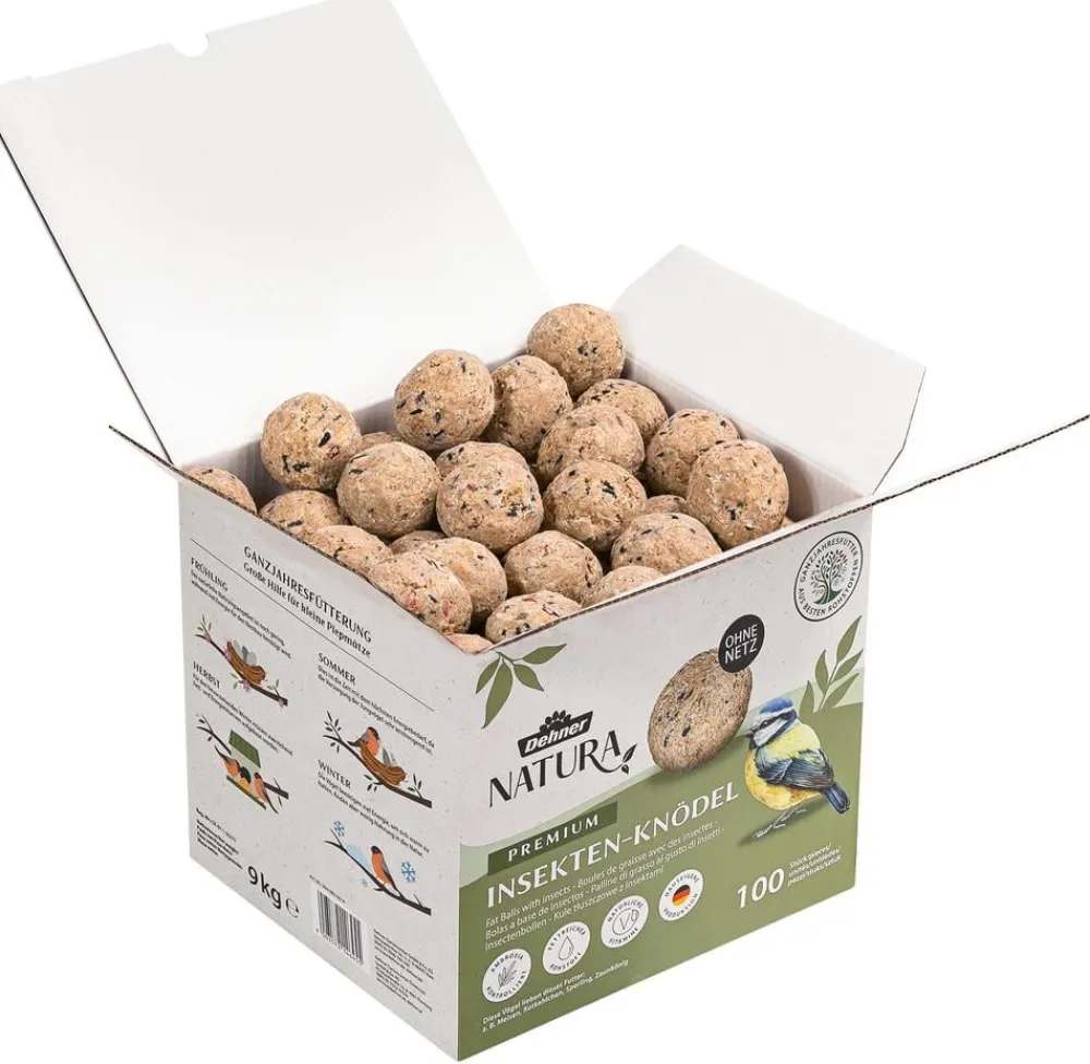 Dehner Natura Premium Wildvogelfutter & Snacks - Wildvogelfutter Pinienzapfen Hellrot