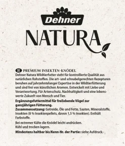 Dehner Natura Premium Wildvogelfutter & Snacks - Wildvogelfutter Pinienzapfen Hellrot