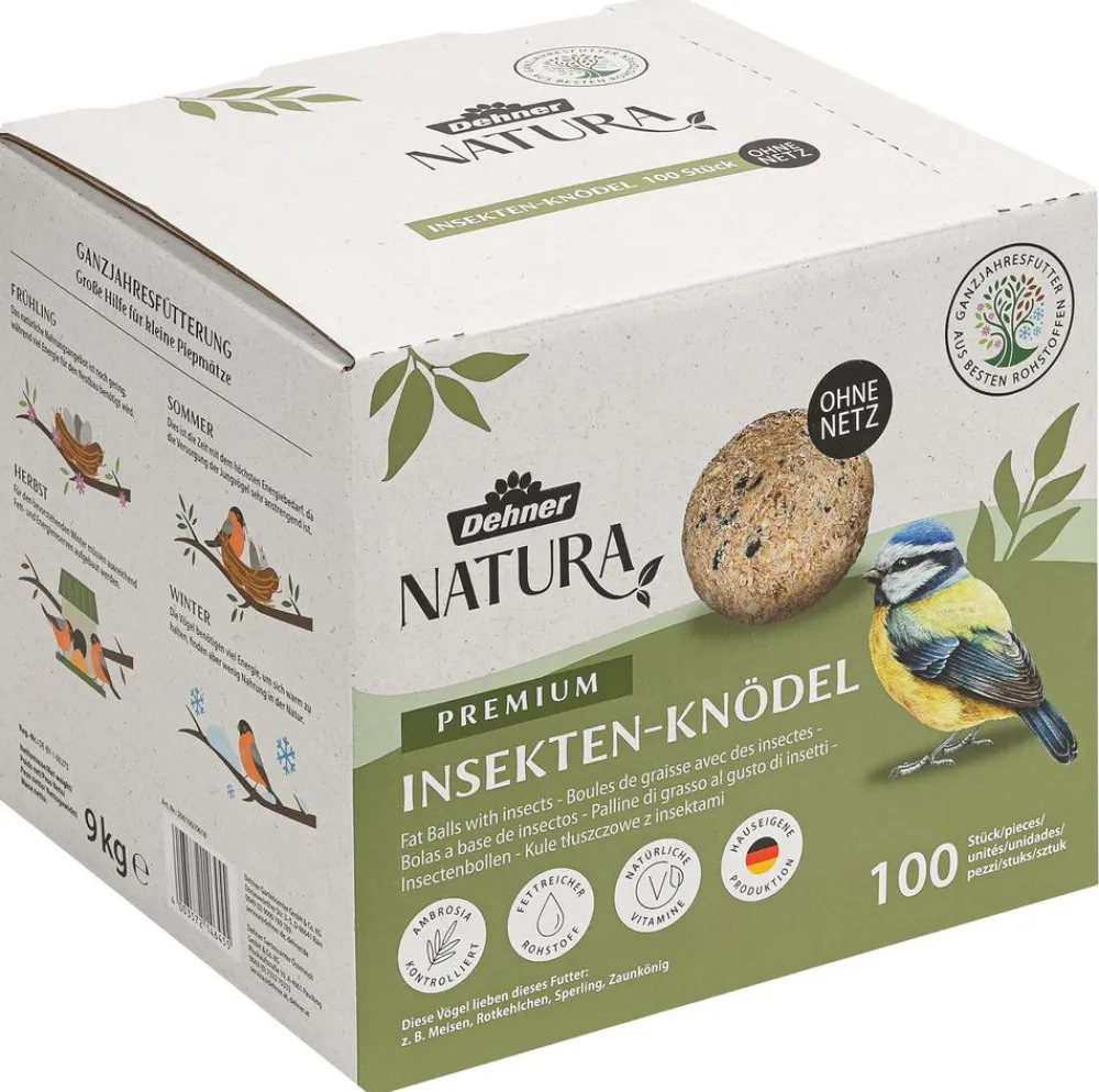 Dehner Natura Premium Wildvogelfutter & Snacks - Wildvogelfutter Pinienzapfen Hellrot