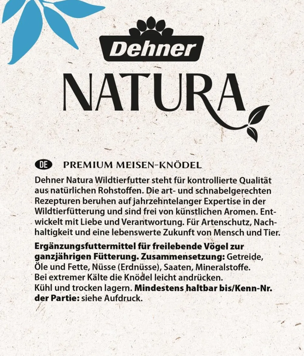 Dehner Natura Premium Wildvogelfutter-Set, Meisenknödel & Streufutter, 2-teilig Online