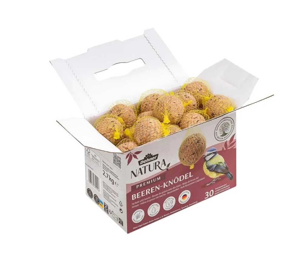 Dehner Natura Premium Wildvogelfutter & Snacks - Wildvogelfutter Gourmet-Kette, 480 g