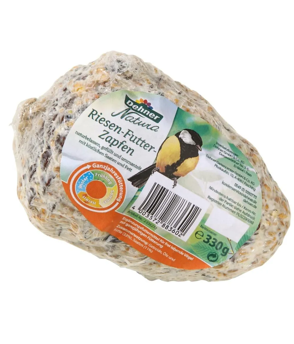 Dehner Natura Premium Wildvogelfutter & Snacks - Wildvogelfutter Gourmet-Mix, 420 g