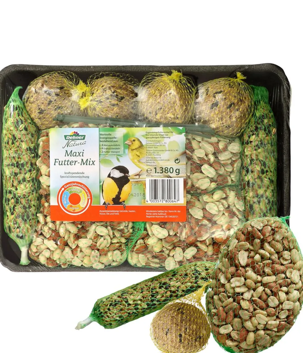 Dehner Natura Premium Wildvogelfutter Spezial-Snackmix, 6-teilig Sale
