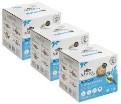 Dehner Natura Premium Meisenknödel - Wildvogelfutter Meisenknödel im Karton, ohne Netz