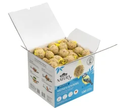 Dehner Natura Premium Meisenknödel - Wildvogelfutter Meisenknödel im Karton, mit Netz
