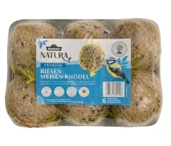 Dehner Natura Premium Meisenknödel - Wildvogelfutter Riesen-Meisenknödel, mit Netz