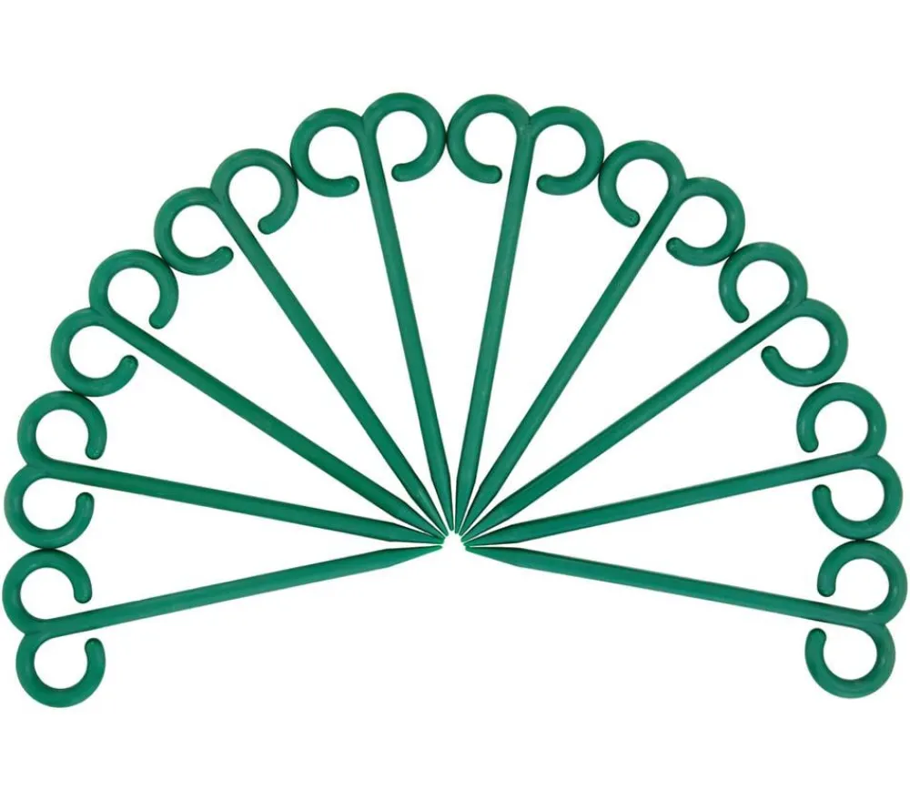 Dehner Pflanzenfolien & Ernteschutz > Netz- und Folienhalter 15 cm, 10 Stk.