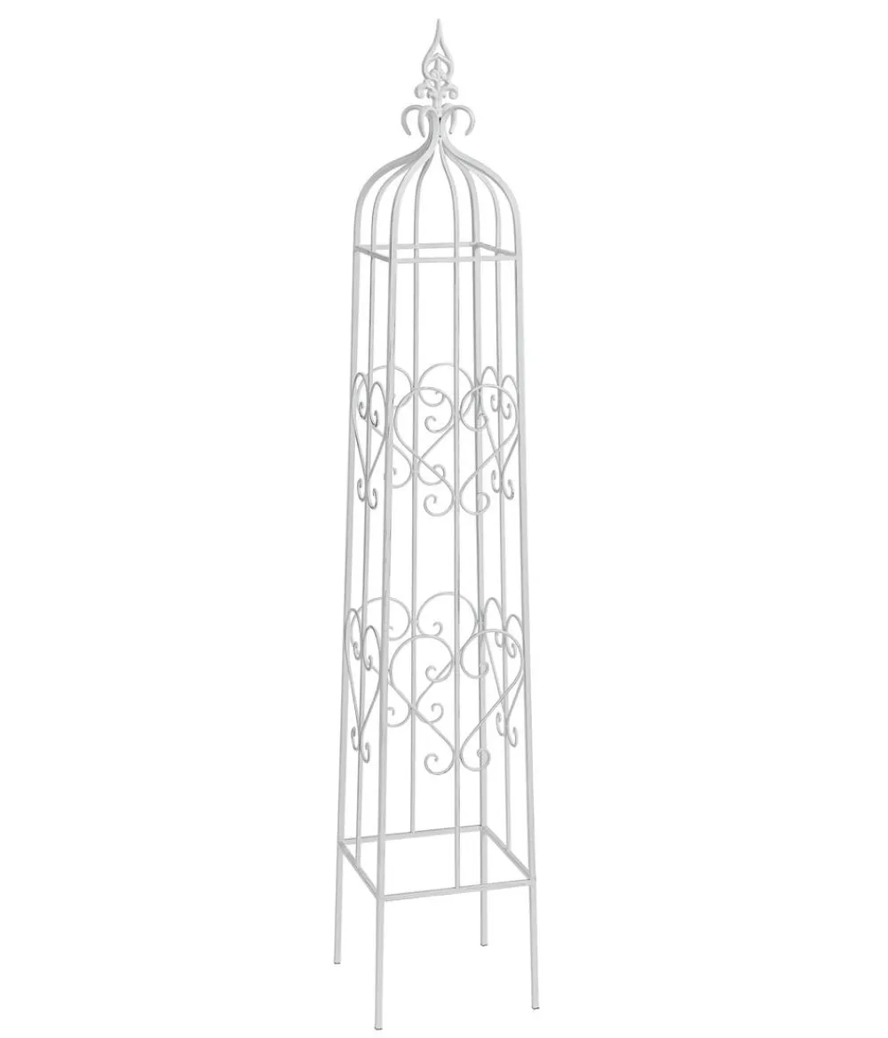 Dehner Obelisk Birmingham, ca. B26/H150/T26 cm Weiß Sale