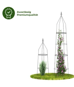 Dehner Rankgitter & Obelisken - Obelisk Ilaria Grau
