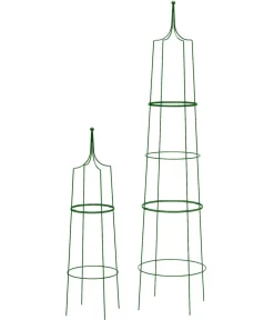 Dehner Obelisk-Set Hilarius, 2-teilig Grün New