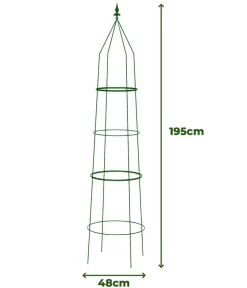 Dehner Rankgitter & Obelisken > Obelisk-Set Ilaria, 2-teilig