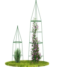 Dehner Obelisk-Set Pietro, 2-teilig Grün Outlet