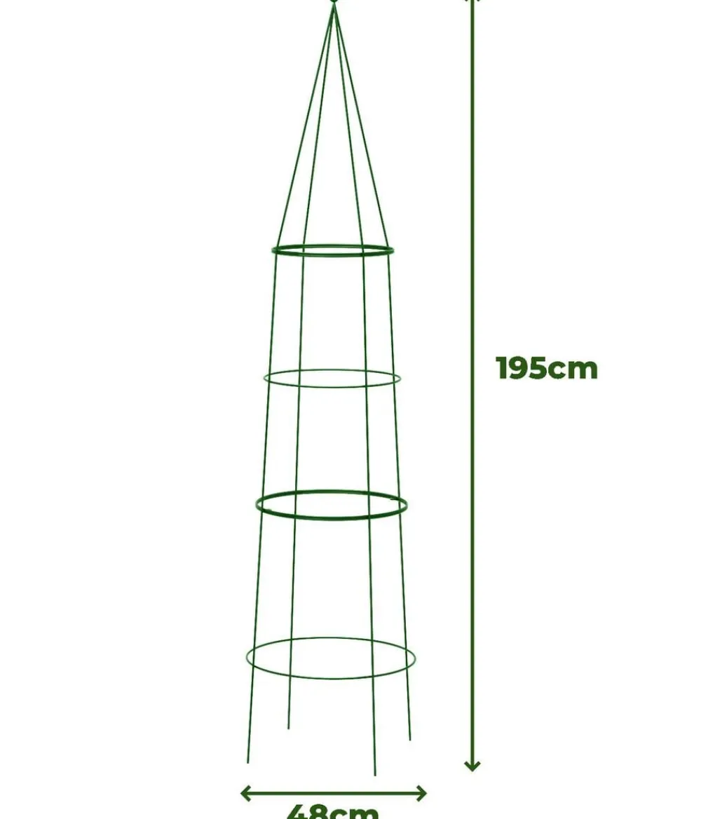 Dehner Obelisk-Set Pietro, 2-teilig Grün Outlet