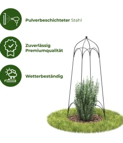 Dehner Rankgitter & Obelisken - Obelisk Tenda Schwarz