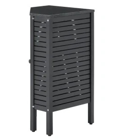 Dehner Outdoor-Küche Eckregal Southampton, ca. B50/H90/T50 cm Anthrazit Best