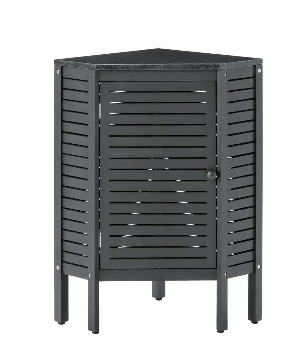 Dehner Outdoor-Küche Eckregal Southampton, ca. B50/H90/T50 cm Anthrazit Best