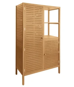 Dehner Outdoor-Küche Hochschrank Southampton, ca. B100/H165/T50 cm Hellbraun Outlet