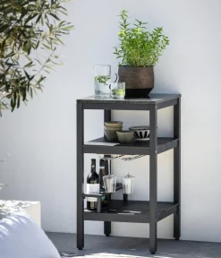Dehner Outdoor-Küche Regal Southampton, ca. B50/H90/T50 cm Anthrazit Best