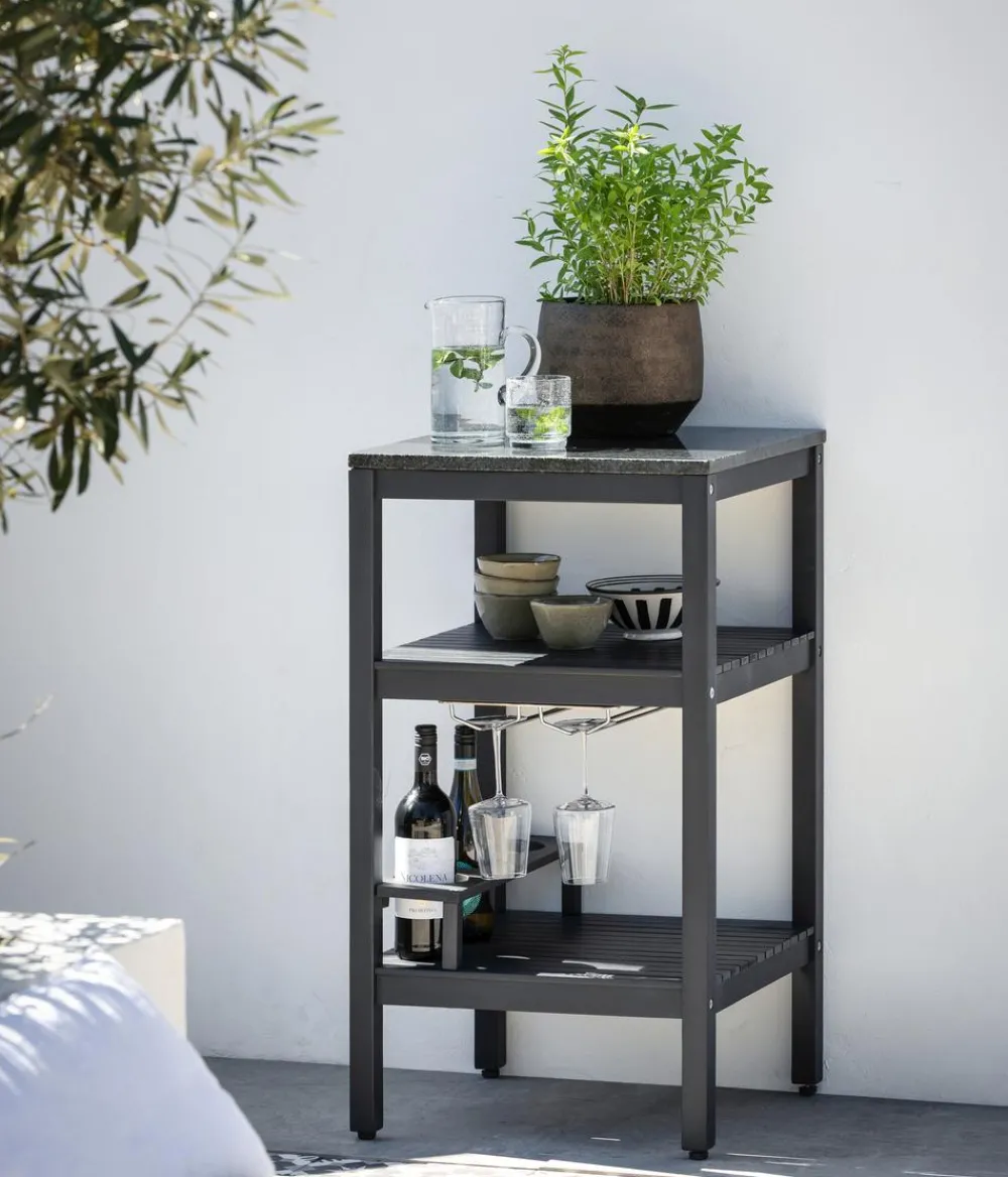 Dehner Outdoor-Küche Regal Southampton, ca. B50/H90/T50 cm Anthrazit Best