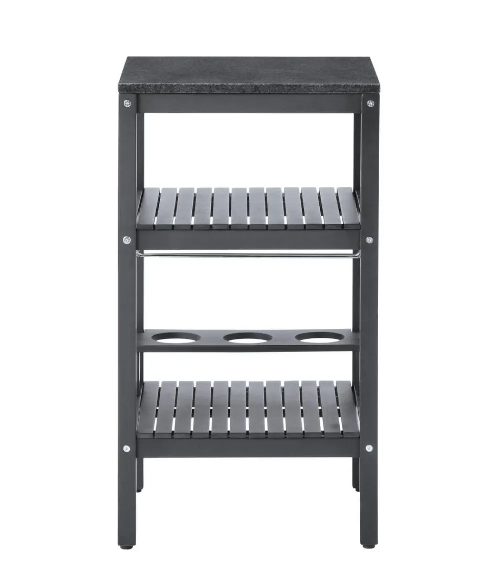 Dehner Outdoor-Küche Regal Southampton, ca. B50/H90/T50 cm Anthrazit Best