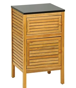 Dehner Outdoor-Küche Schrank Southampton, ca. B50/H90/T50 cm Hellbraun Outlet