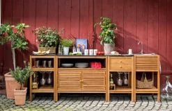 Dehner Gartenschränke & -Regale > Outdoor-Küche Schrank Southampton, ca. B100/H90/T50 cm
