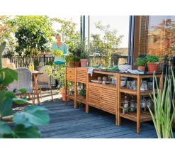 Dehner Gartenschränke & -Regale > Outdoor-Küche Schrank Southampton, ca. B100/H90/T50 cm