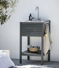 Dehner Gartenschränke & -Regale > Outdoor-Küche Spülschrank Southampton, ca. B52,5/H90/T50 cm