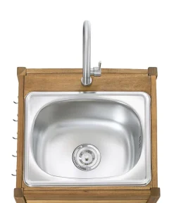 Dehner Gartenschränke & -Regale - Outdoor-Küche Spülschrank Southampton, ca. B52,5/H90/T50 cm Hellbraun