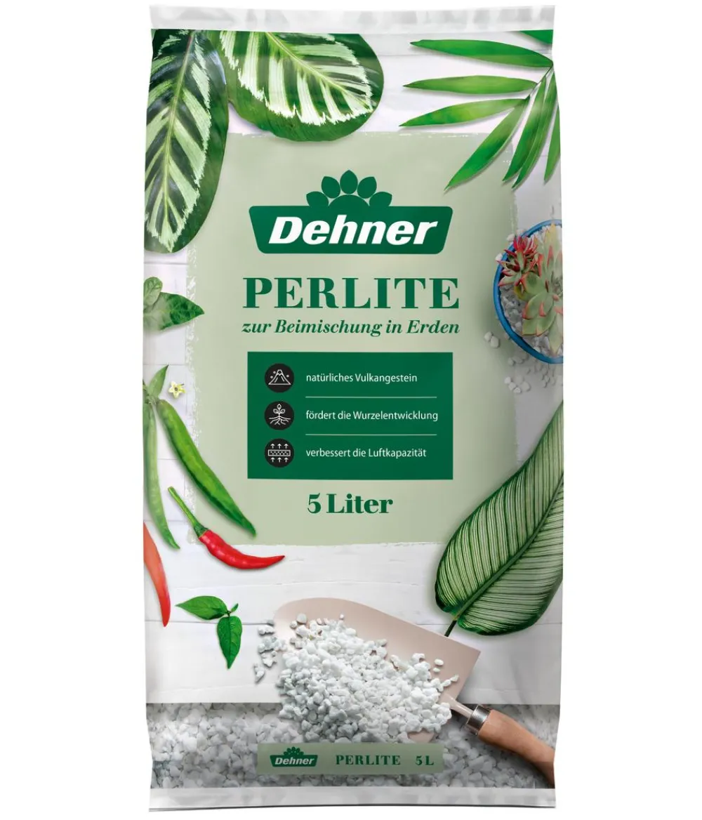 Dehner Spezialerde|Blumenerde - Perlite, 5 l
