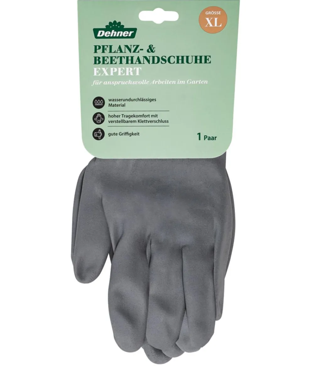 Dehner Gartenhandschuhe - Pflanz- & Beethandschuhe Expert Grau