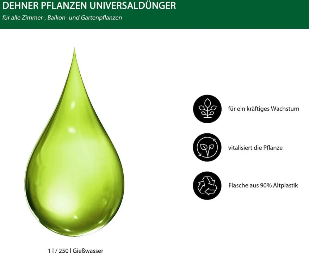 Dehner Pflanzen-Universaldünger, flüssig, 1 l Discount