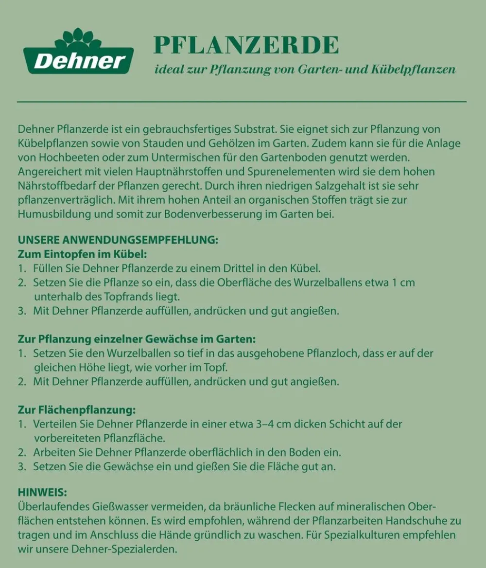 Dehner Pflanzerde, 39 x 60 Liter Hot