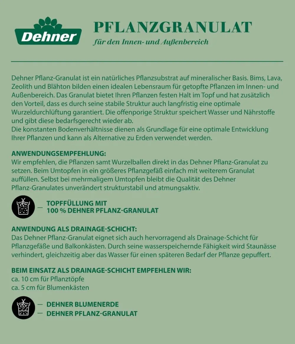 Dehner Spezialerde - Pflanz-Granulat