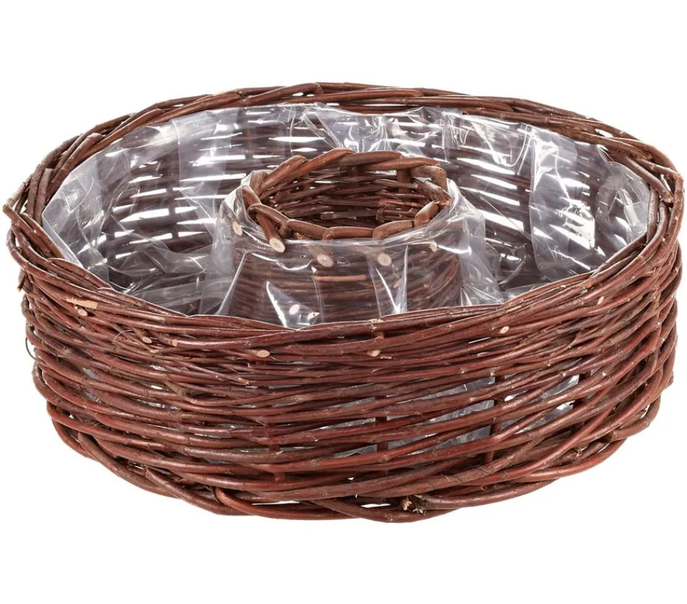 Dehner Pflanz-Korbring aus Weide, ca. Ø40 cm Clearance