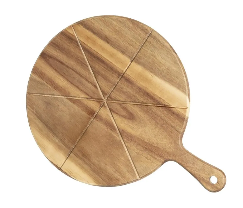 Dehner Pizzaöfen|Grillzubehör - Pizzaschneidebrett, ca. B43/H1,5/T32 cm Natur
