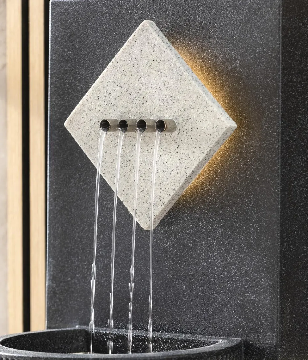 Dehner Polyethylen-Gartenbrunnen Triton, solarfähig, ca. H96,5 cm Best
