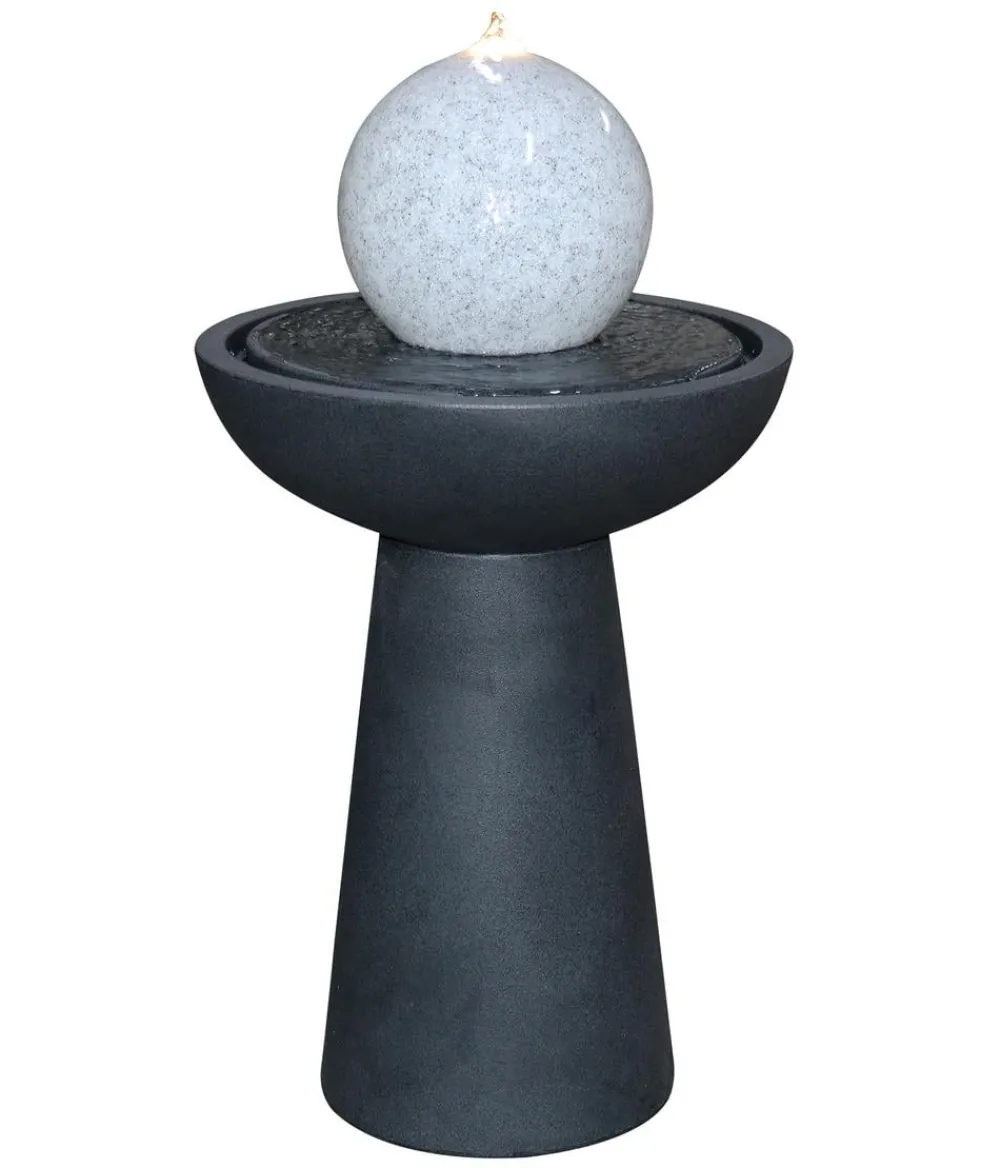 Dehner Polyethylen-Gartenbrunnen Aurora, solarfähig, ca. H88 cm Best