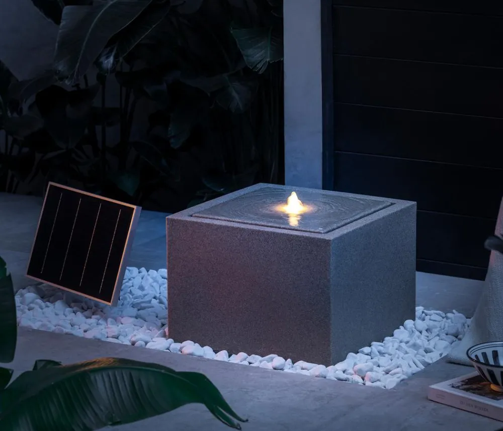Dehner Polyethylen-Solarbrunnen Biala, ca. H32,5 cm Hot