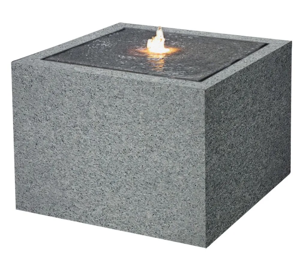Dehner Gartenbrunnen - Polyethylen-Solarbrunnen Biala, ca. H32,5 cm