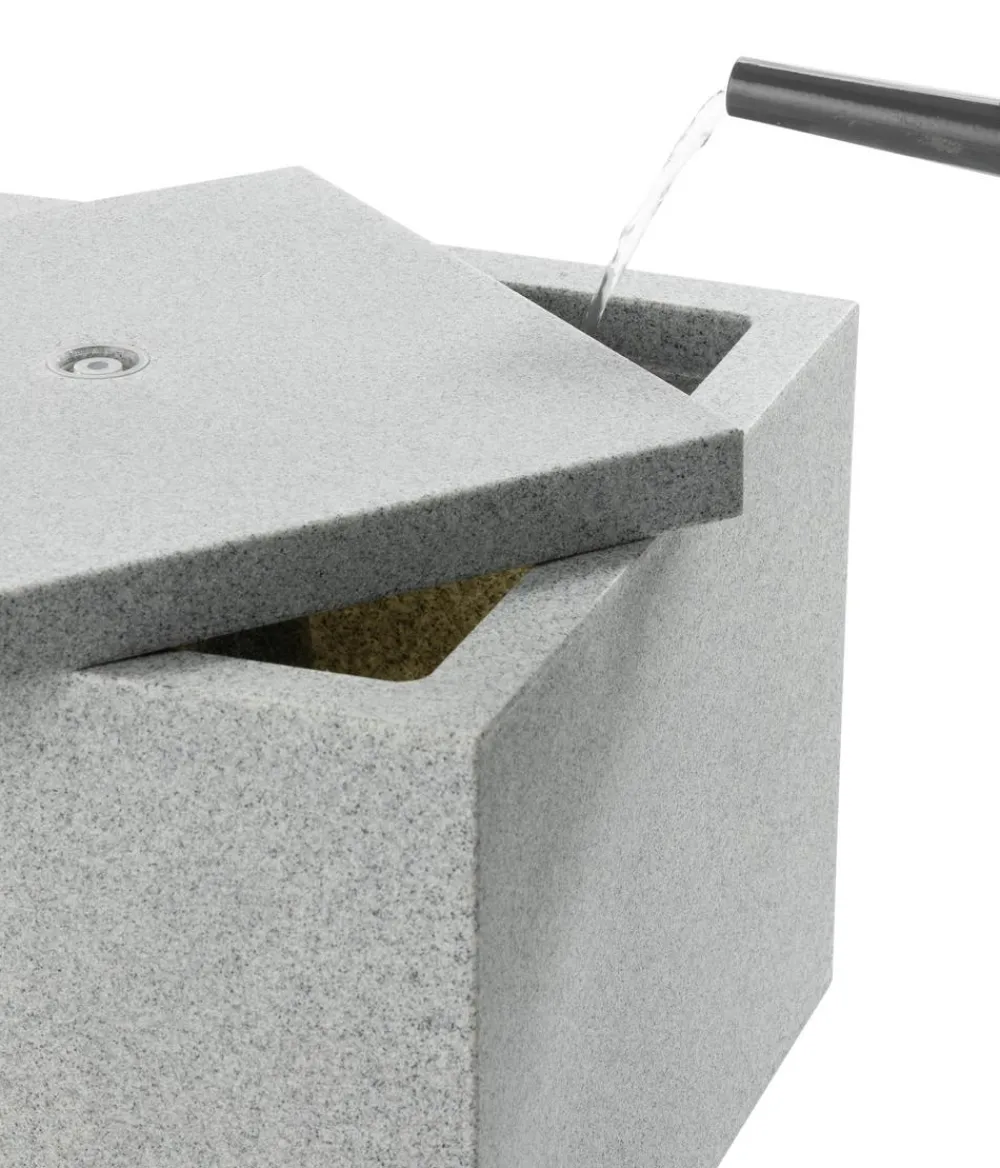Dehner Gartenbrunnen - Polyethylen-Solarbrunnen Biala, ca. H32,5 cm