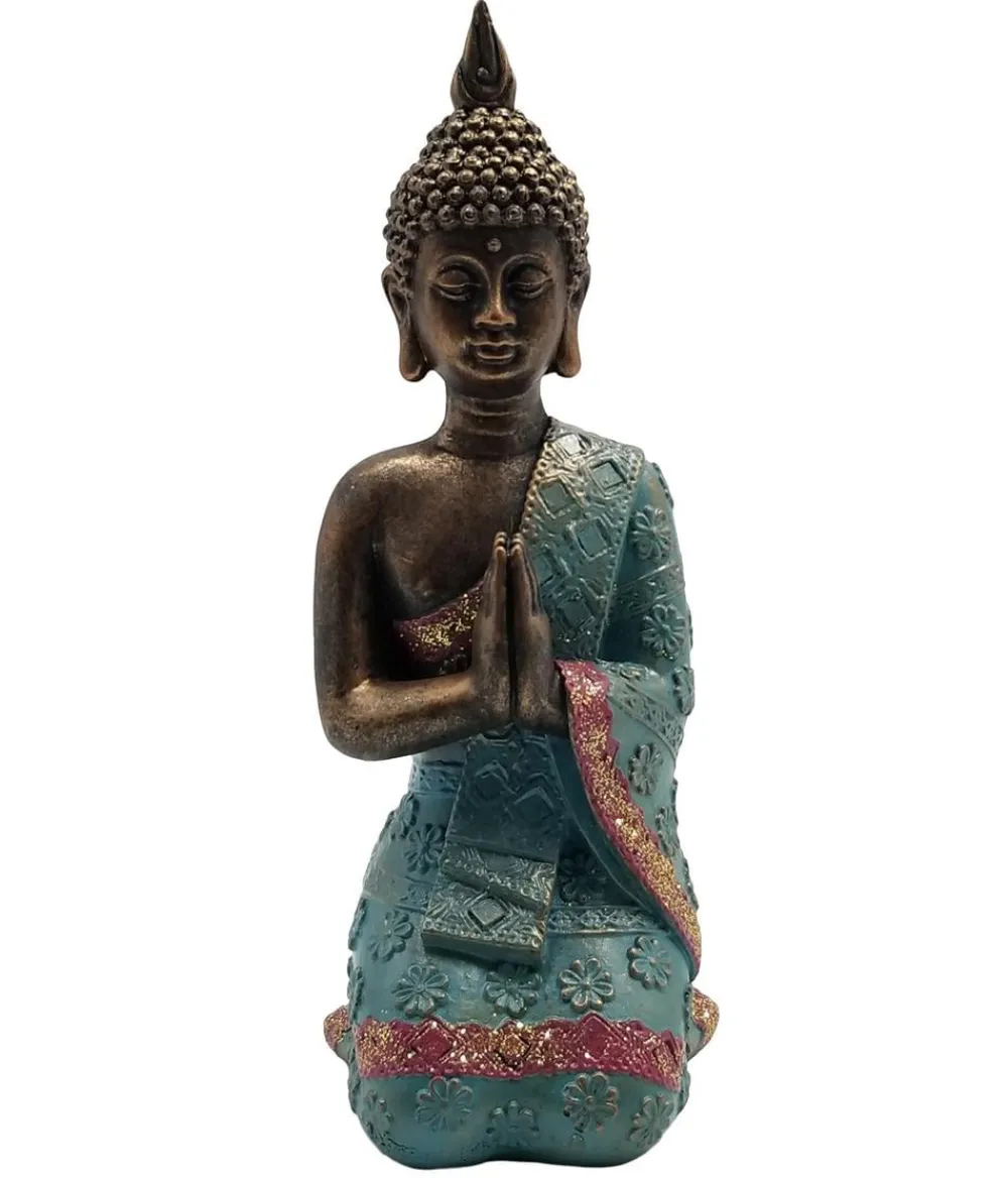 Dehner Gartenzwerge & Gartenfiguren > Polyresin-Buddha, ca. H28,5 cm