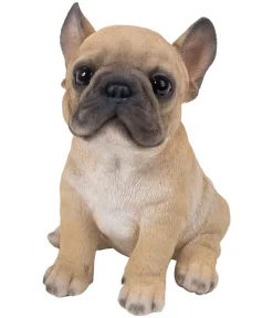 Dehner Mehr Gartendekoration|Gartenzwerge & Gartenfiguren > Polyresin-Französische Bulldogge Welpe, ca. B16,5/H18/T13 cm