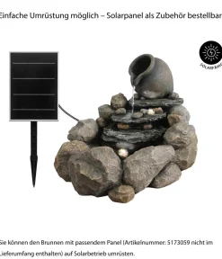 Dehner Gartenbrunnen > Polyresin-Gartenbrunnen Soltero, solarfähig, ca. H54,4 cm