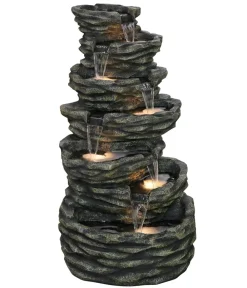 Dehner Polyresin-Gartenbrunnen Roccia, ca.H150 cm Sale